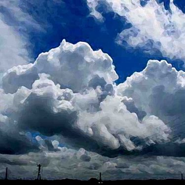 台風近し