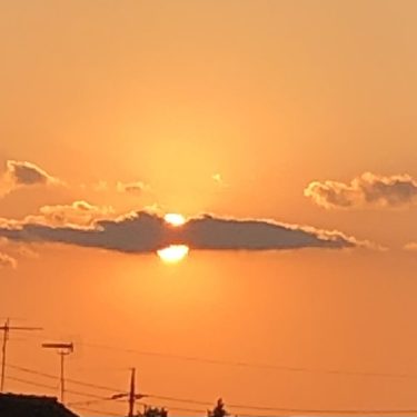 夕陽が⁉︎