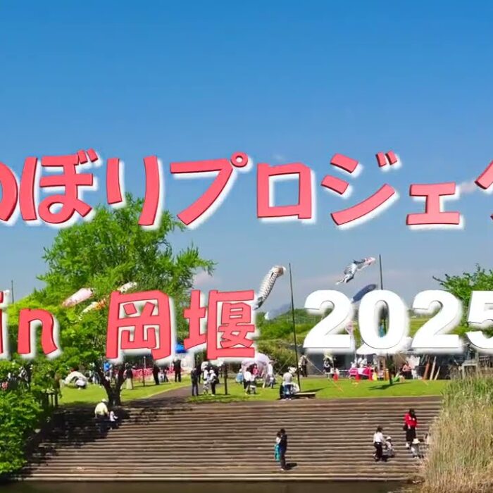 鯉のぼりプロジェクト2025 in 岡堰