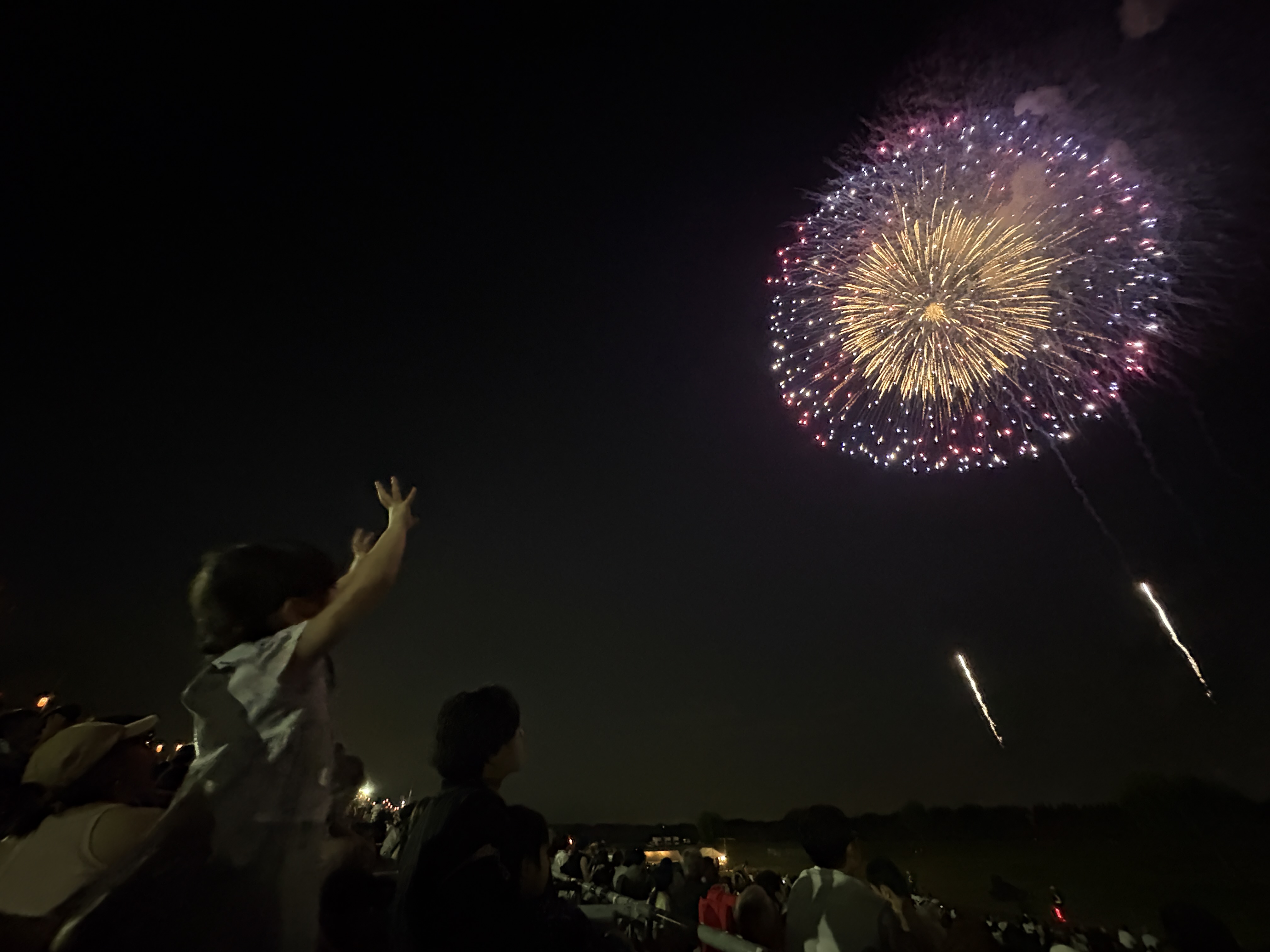 花火に手を伸ばして