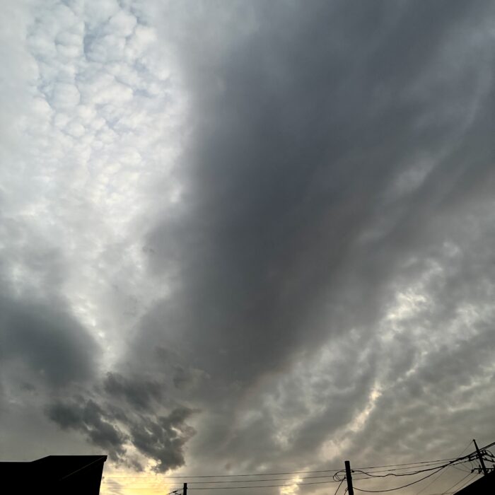 迫力ある雲の力