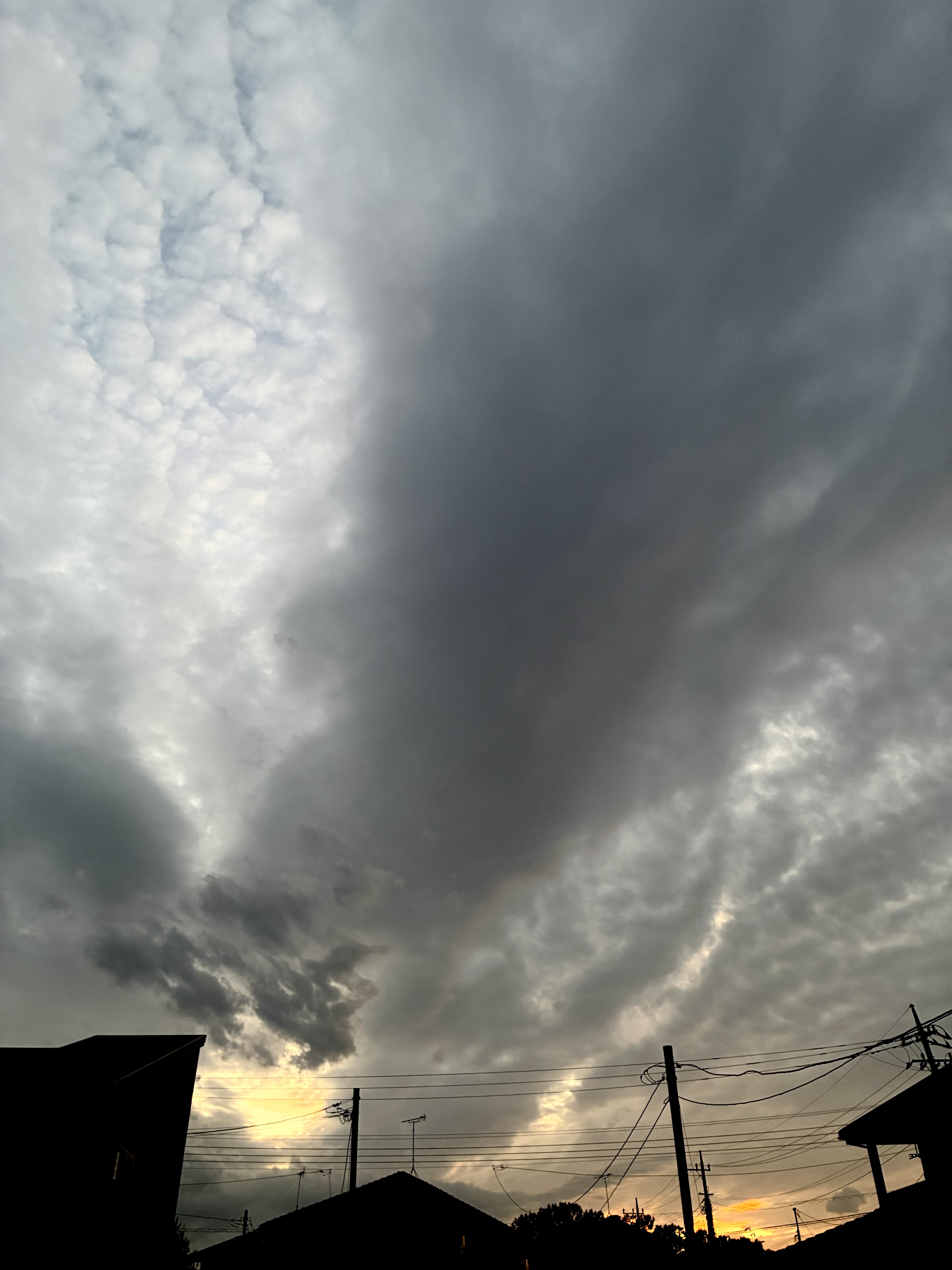 迫力ある雲の力