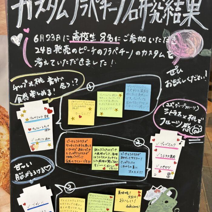 スタバ×高校生