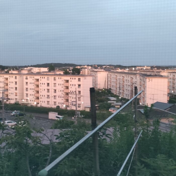 夕映えの井野団地