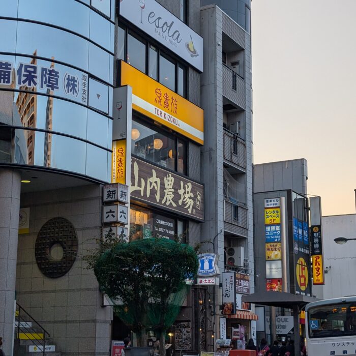 夕方の取手駅東口