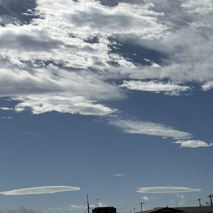 目に留まった雲